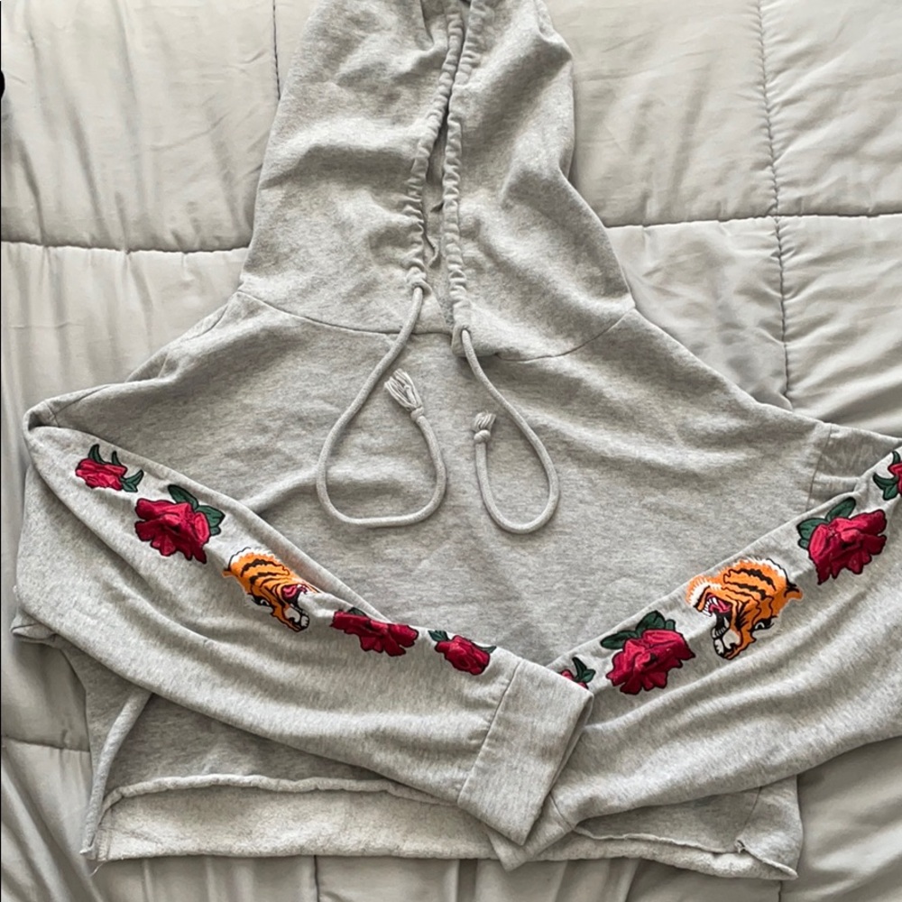 Pac Sun cropped hoodie